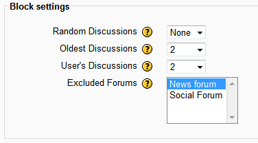Unanswered Discussions configuration
