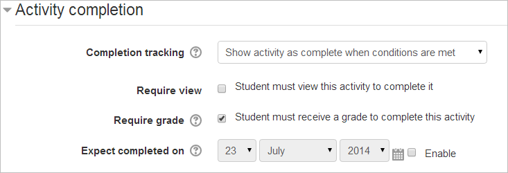 "require grade"
