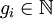 g_i in mathbb{N}